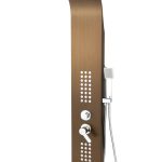 Panou dus hidromasaj inox 4 functii bronz antichizat TRENDY’S, 3499, trendysanitary.ro