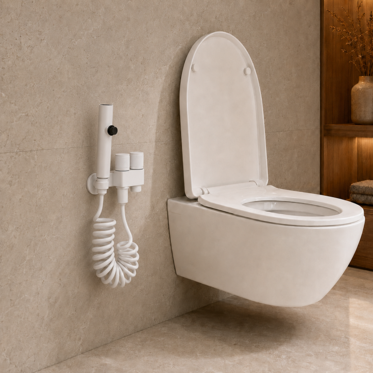 Baterii bideu, Robinet bideu TRENDY S, alb mat, trendysanitary.ro