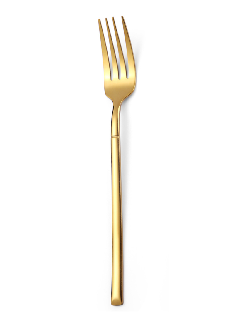 Set 12 furculite, stainless stel, gold, 3679, trendysanitary.ro