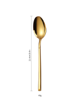 Set 6 linguri, stainless stel, gold, 385, trendysanitary.ro