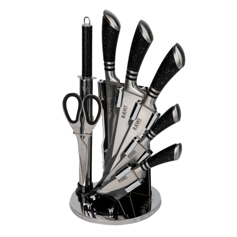 Set 7 cutite cu suport RAWI-0806, 7726, trendysanitary.ro