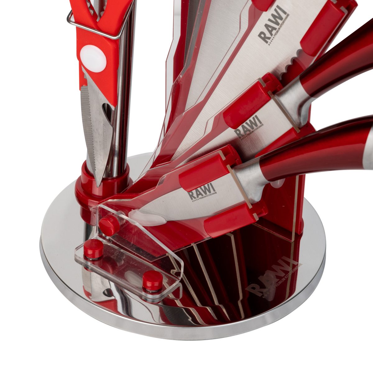 Set 7 cutite cu suport RAWI-0808R, 9359, trendysanitary.ro