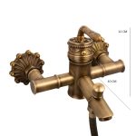 Set baterii , cada , bideu si lavoar baie , bronz antichizat, 7371, trendysanitary.ro