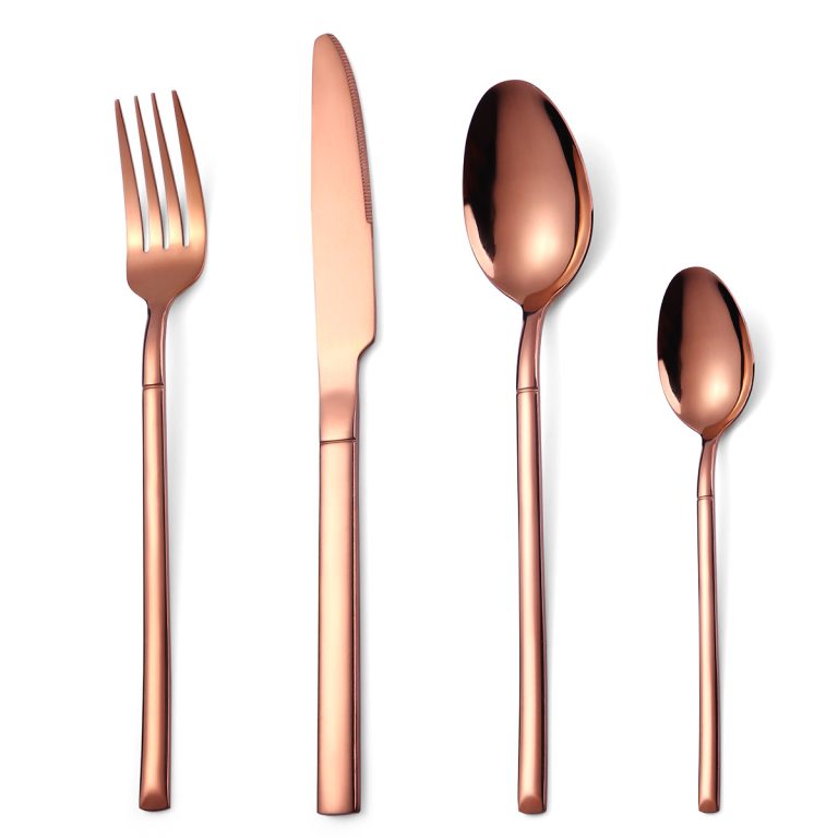 Set tacamuri din inox 12 piese, rose, 7837, trendysanitary.ro
