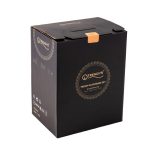 Set tacamuri stainless stell,24 piese, cu suport, alb-gold, 5694, trendysanitary.ro