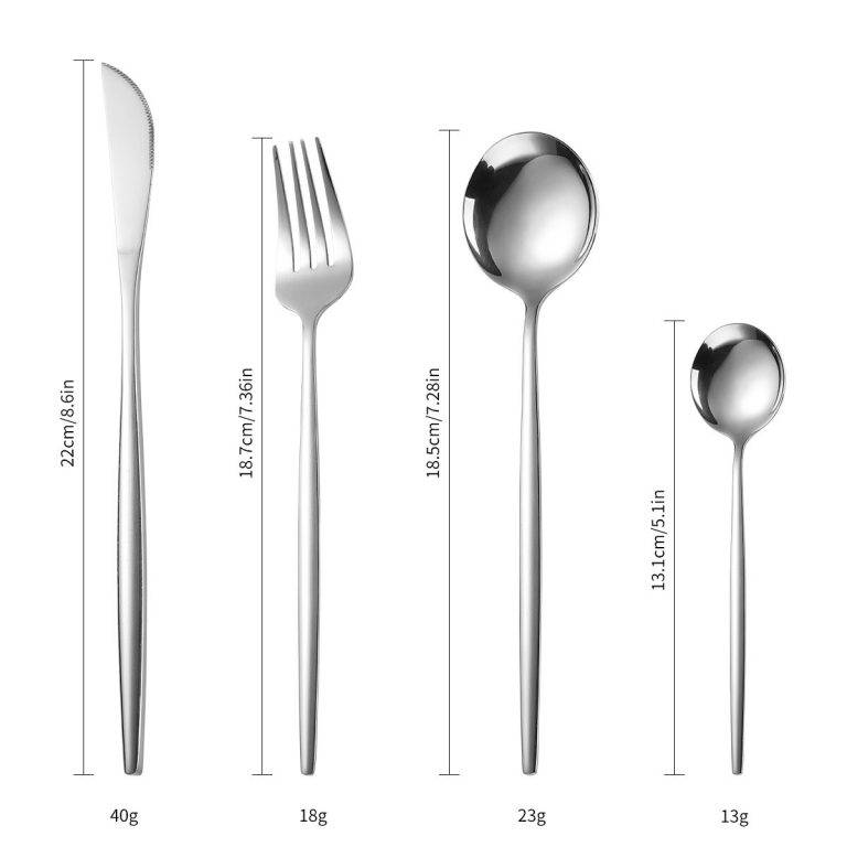 Set tacamuri,pentru 6 persoane,24 piese cu suport,crom, 725, trendysanitary.ro