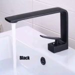 Baterie lavoar TRENDY’S, black, 436, trendysanitary.ro