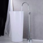 Baterie lavoar freestanding, TRENDY’S, crom lucios, 9742, trendysanitary.ro