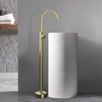 Baterie lavoar freestanding, TRENDY’S ,bronz antichizat, 8629, trendysanitary.ro