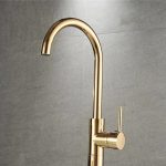 Baterie lavoar freestanding, TRENDY’S ,gold, 362, trendysanitary.ro