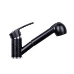 Baterie lavoar TRENDY’S, cu duș extractibil, finisaj granit negru, 8597, trendysanitary.ro