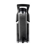 Baterie bucătărie TRENDY’S, pipă lungă mobilă, finisaj granit negru, 1360, trendysanitary.ro