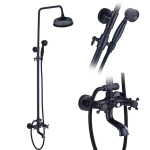 Coloana de dus cu trei functii, negru antichizat TRENDY’S, 8849, trendysanitary.ro