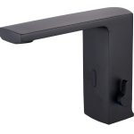 Baterie lavoar senzor TRENDY’S, smart cu mixer, DC6V negru mat, 4807, trendysanitary.ro