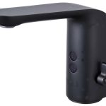 Baterie lavoar senzor ,smart cu mixer, DC6V negru mat, 4197, trendysanitary.ro