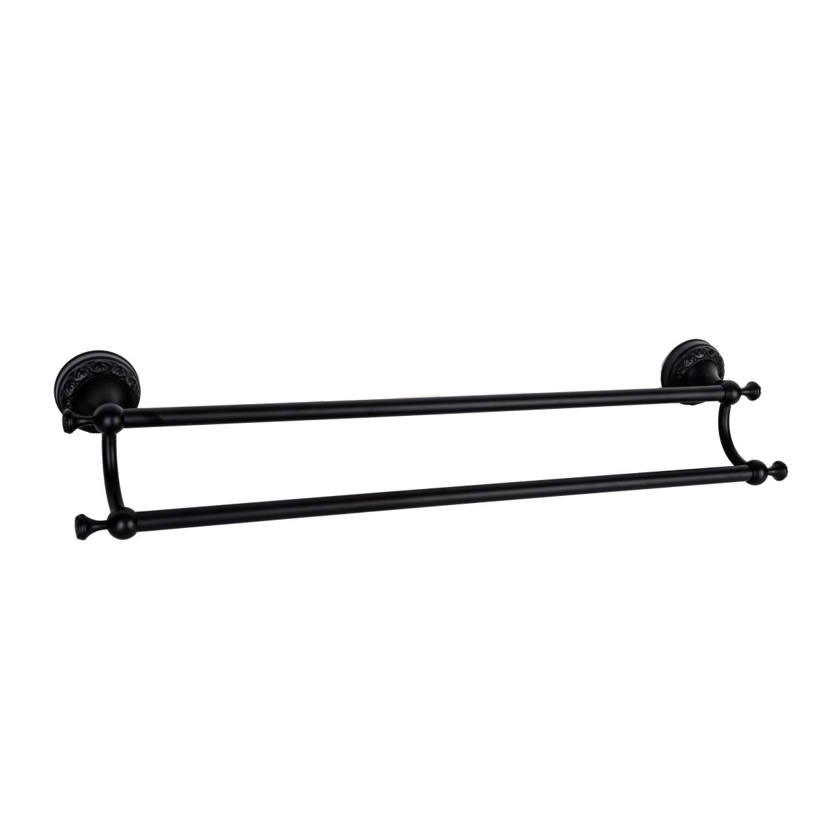 Set Accesorii Baie Premium din Alamă – Design Vintage Negru Mat & Ceramică Albă, 863, trendysanitary.ro
