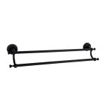 Set Accesorii Baie Premium din Alamă – Design Vintage Negru Mat & Ceramică Albă, 209, trendysanitary.ro