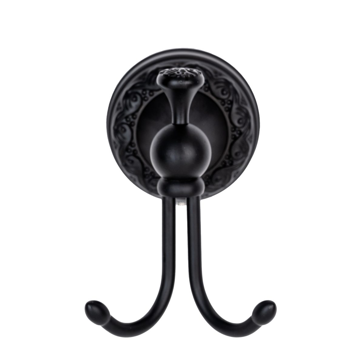 Set Accesorii Baie Premium din Alamă – Design Vintage Negru Mat & Ceramică Albă, 5829, trendysanitary.ro