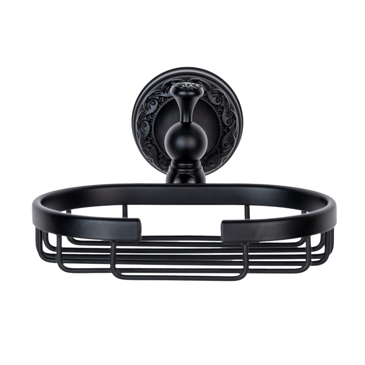 Set Accesorii Baie Premium din Alamă – Design Vintage Negru Mat & Ceramică Albă, 6997, trendysanitary.ro