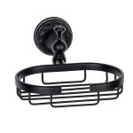 Set Accesorii Baie Premium din Alamă – Design Vintage Negru Mat & Ceramică Albă, 8603, trendysanitary.ro