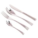 Set Tacâmuri 24 Piese RAWI din Inox – Design Modern și Minimalist, 164, trendysanitary.ro