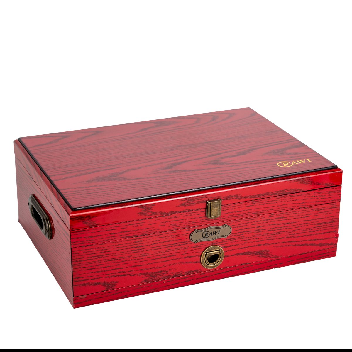 Set Tacâmuri RAWI 84 Piese din Inox, Cutie Elegantă din Lemn Roșu, 1310, trendysanitary.ro