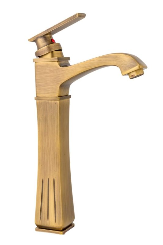 Uscatoare de maini, Set baterii baie bronz antichizat – baterie cadă cu set duș + baterie lavoar montaj pe blat, trendysanitary.ro