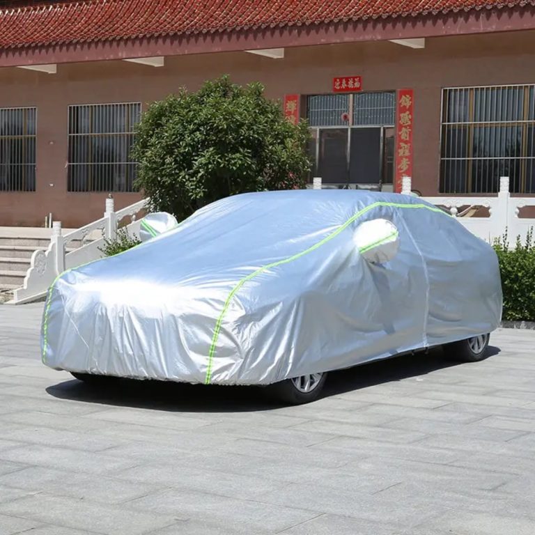 Accesorii auto, Husă Auto SUV XXL – Impermeabilă, Anti-UV, cu Fermoar și Benzi Reflectorizante, 5.4×2.0×1.85M, Argintiu, trendysanitary.ro