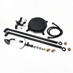Set Baterii Baie – Baterie Cadă Freestanding Dublă Comandă Negru Mat + Baterie Lavoar Pe Blat Dublă Comandă, 2696, trendysanitary.ro