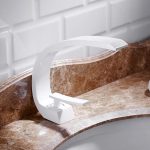Set Baterii Baie TRENDY’S – Finisaj Alb Mat – Cadă Freestanding + Lavoar, 898, trendysanitary.ro