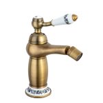 Set Coloană Duș cu 3 Funcții, Finisaj Bronz Antichizat + Baterie Bideu TRENDY’S, 6488, trendysanitary.ro