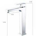 Set Coloană Duș TRENDY’S cu Hidromasaj, 5 Funcții + Funcție Bideu + Baterie Lavoar, Finisaj Cromat Lucios, 2057, trendysanitary.ro