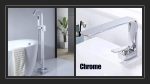 Set Baterii Baie TRENDY’S – Finisaj Cromat – Cadă Freestanding + Lavoar, 3833, trendysanitary.ro