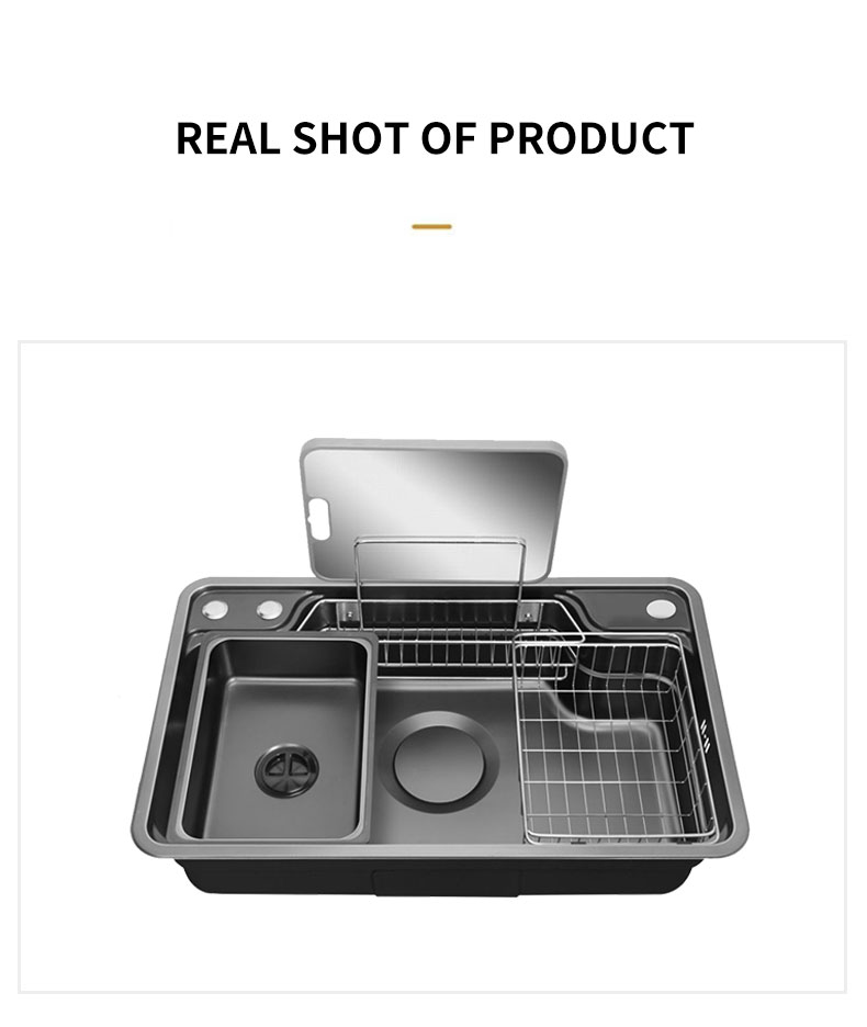 Chiuvetă Bucătărie din Inox SUS304 cu Accesorii – Design Modern, Rezistentă la Pete și Zgârieturi (1) Chiuvetă de Bucătărie din Inox SUS304, 78×48 cm, cu Accesorii – Design Modern, Rezistentă la Pete și Zgârieturi, 9537, trendysanitary.ro