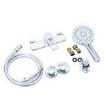 Baterie cadă-duș monocomandă fără pipă, set duș și accesorii – finisaj cromat, 2088, trendysanitary.ro