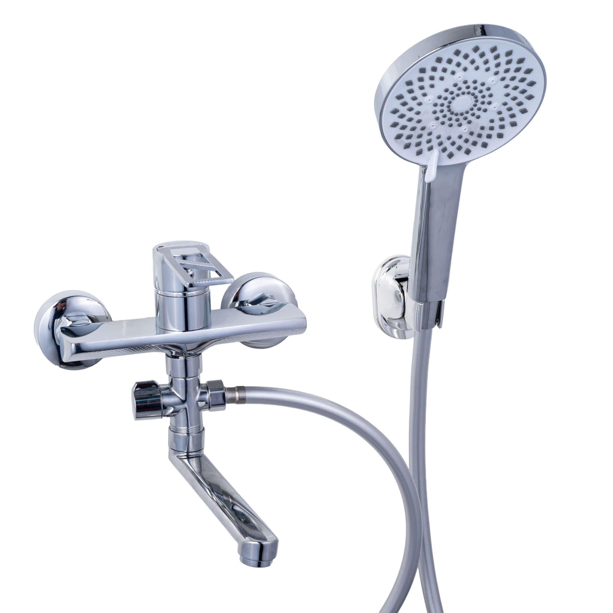 Set baterie cadă-duș monocomandă Trendy’s cu montaj pe perete și kit de duș inclus, finisaj cromat (3) Set baterie cadă-duș monocomandă Trendy’s cu montaj pe perete și kit de duș inclus, finisaj cromat, 3716, trendysanitary.ro