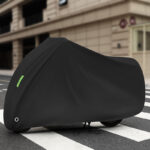 Husă de protecție pentru motocicletă, culoare neagră – impermeabilă și rezistentă UV, 8366, trendysanitary.ro