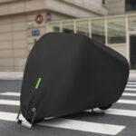 Husă de protecție pentru motocicletă – neagră, impermeabilă, mărime mare 245×125×105 cm, 5940, trendysanitary.ro