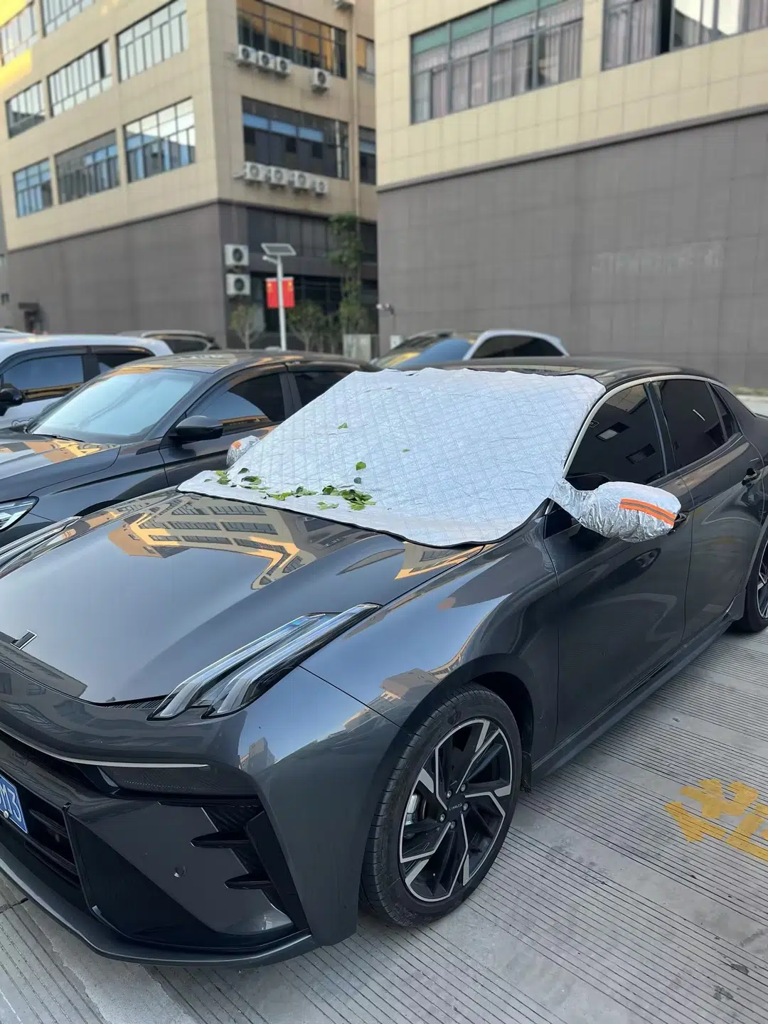 Husă Parbriz Auto Anti-Îngheț și Anti-Soare, Dimensiune Mare 145 × 110 cm, cu Protecție Oglinzi, 2383, trendysanitary.ro